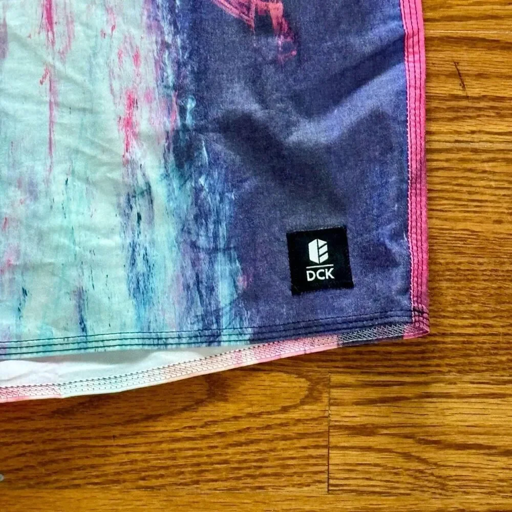 DCK Portugal Air Brushed Board Shorts. Size 34